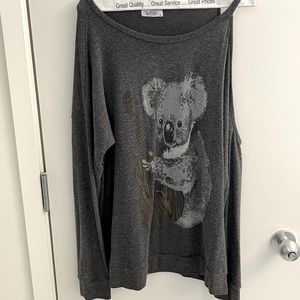 Lauren Moshi Cold Shoulder Top